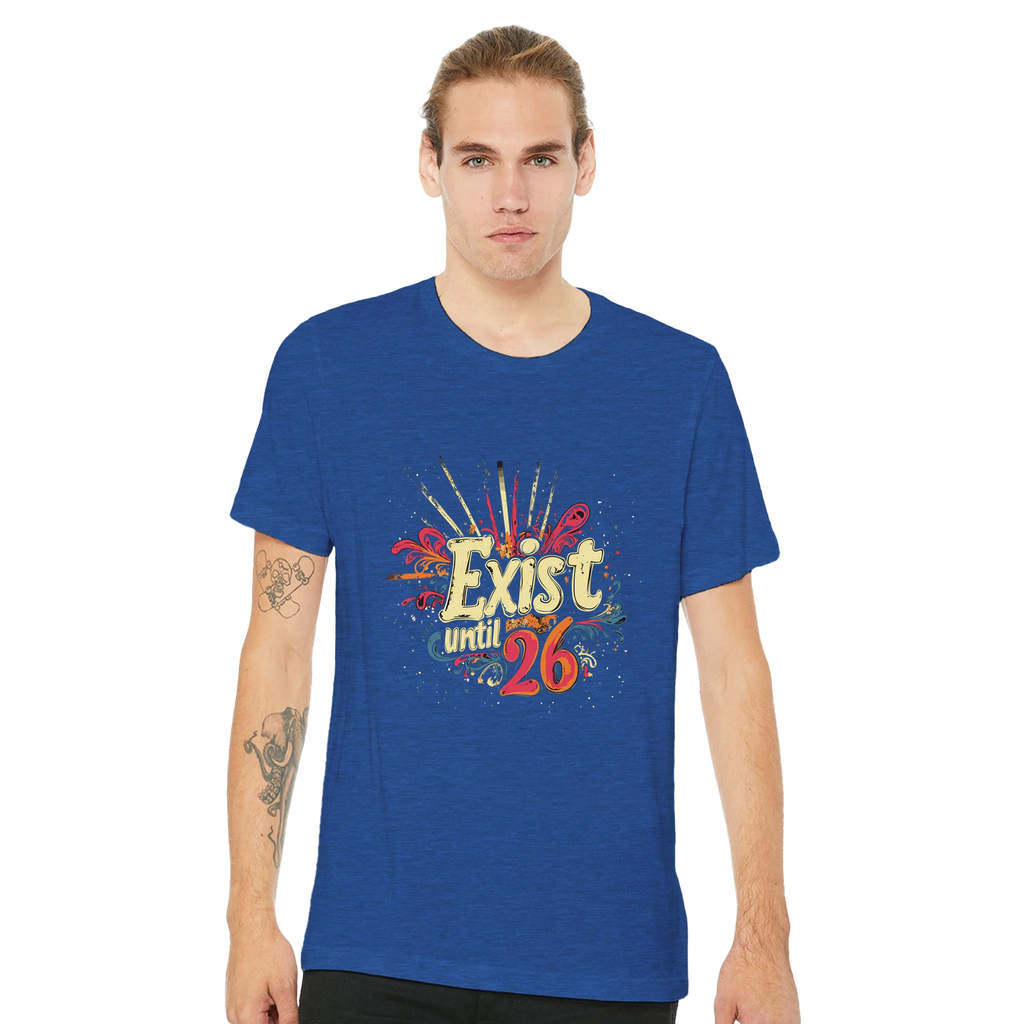Exist Until 26 Film Crew T-Shirt | Premium Film Production Apparel | Bella Canvas