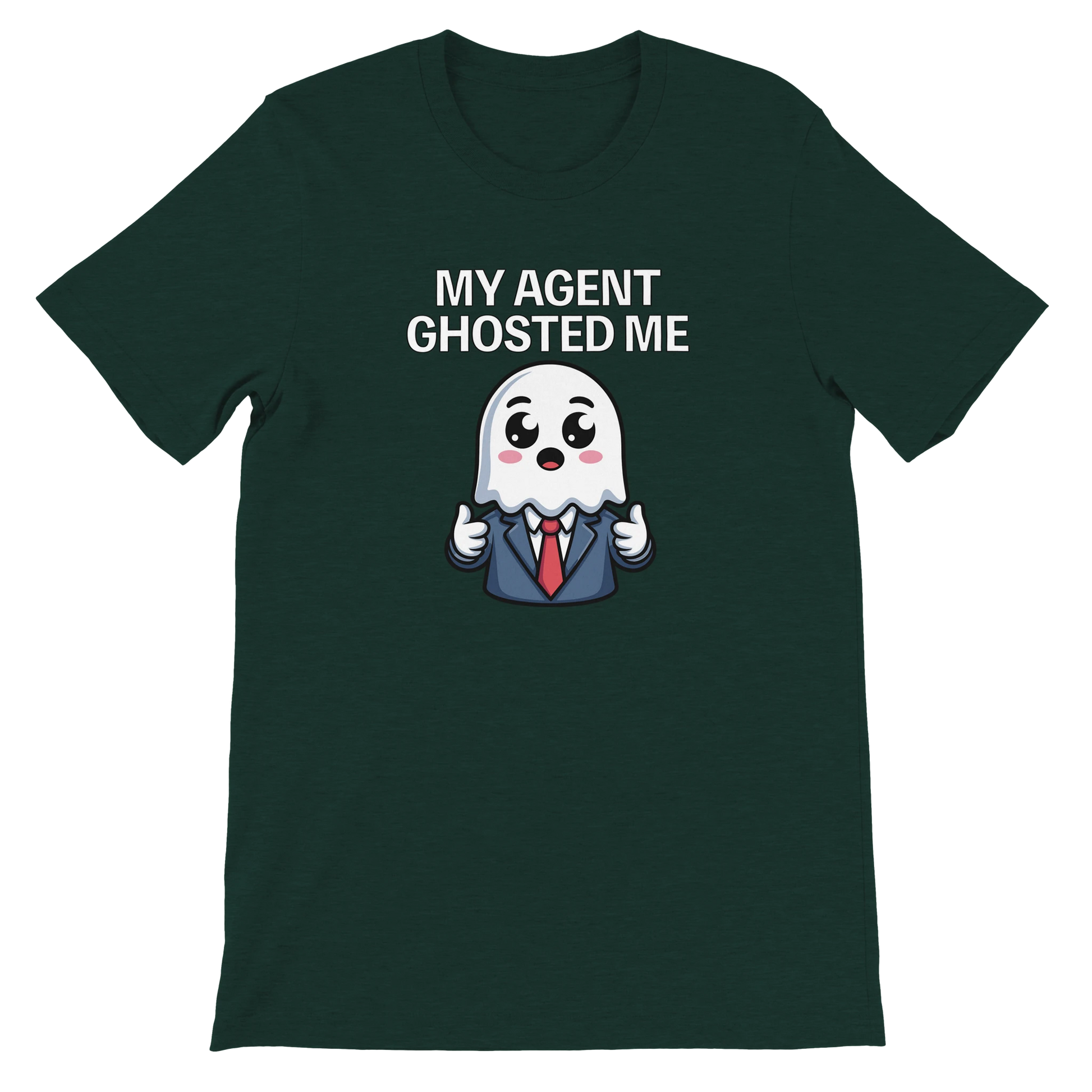 My Agent Ghosted Me Film Crew T-Shirt | Premium Film Production Apparel | Bella Canvas Heather Emerald