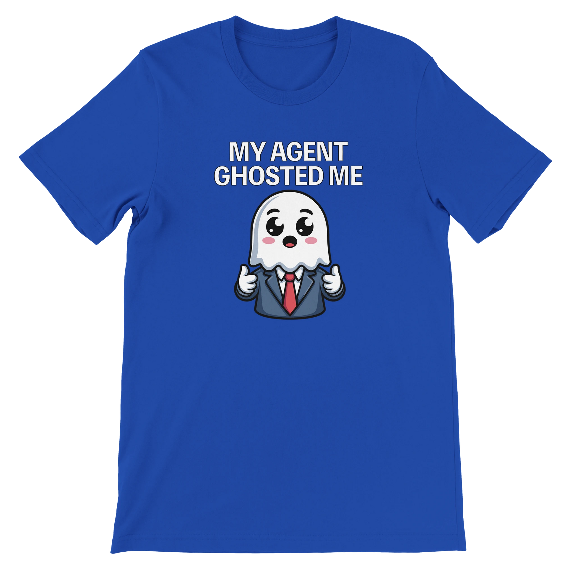 My Agent Ghosted Me Film Crew T-Shirt | Premium Film Production Apparel | Bella Canvas True Royal