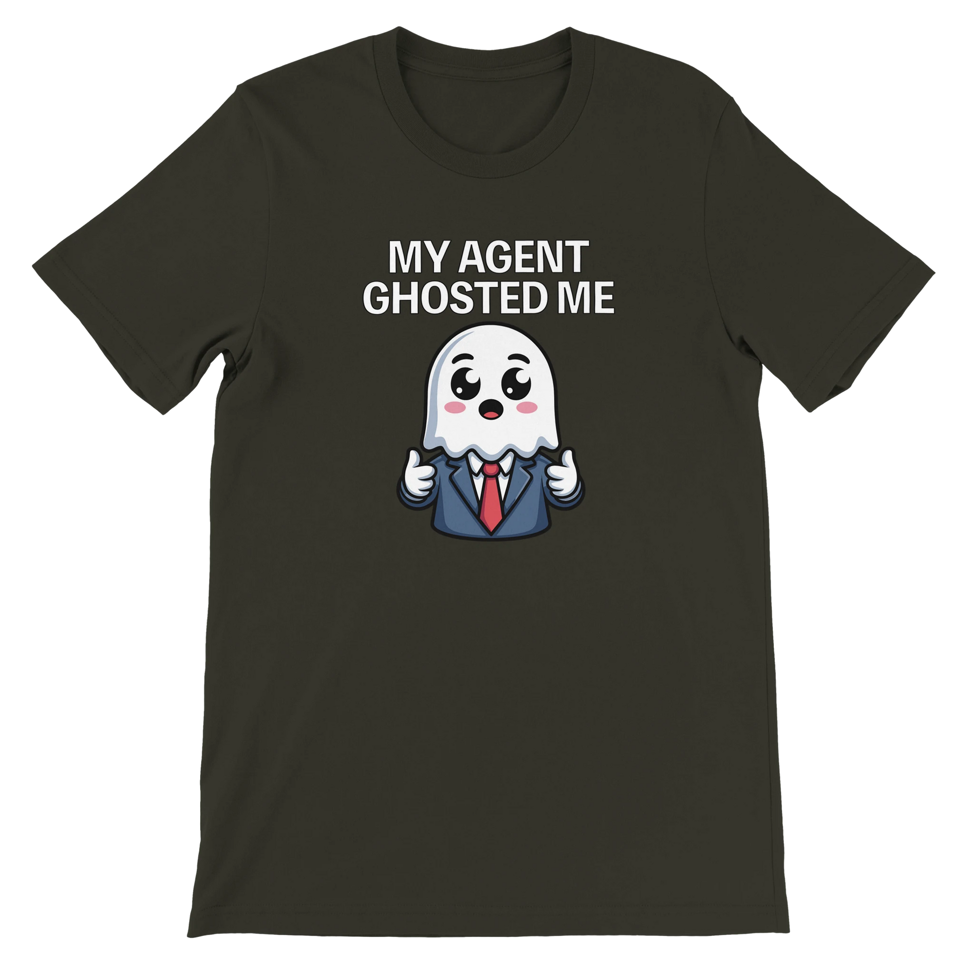 My Agent Ghosted Me Film Crew T-Shirt | Premium Film Production Apparel | Bella Canvas Dark Olive