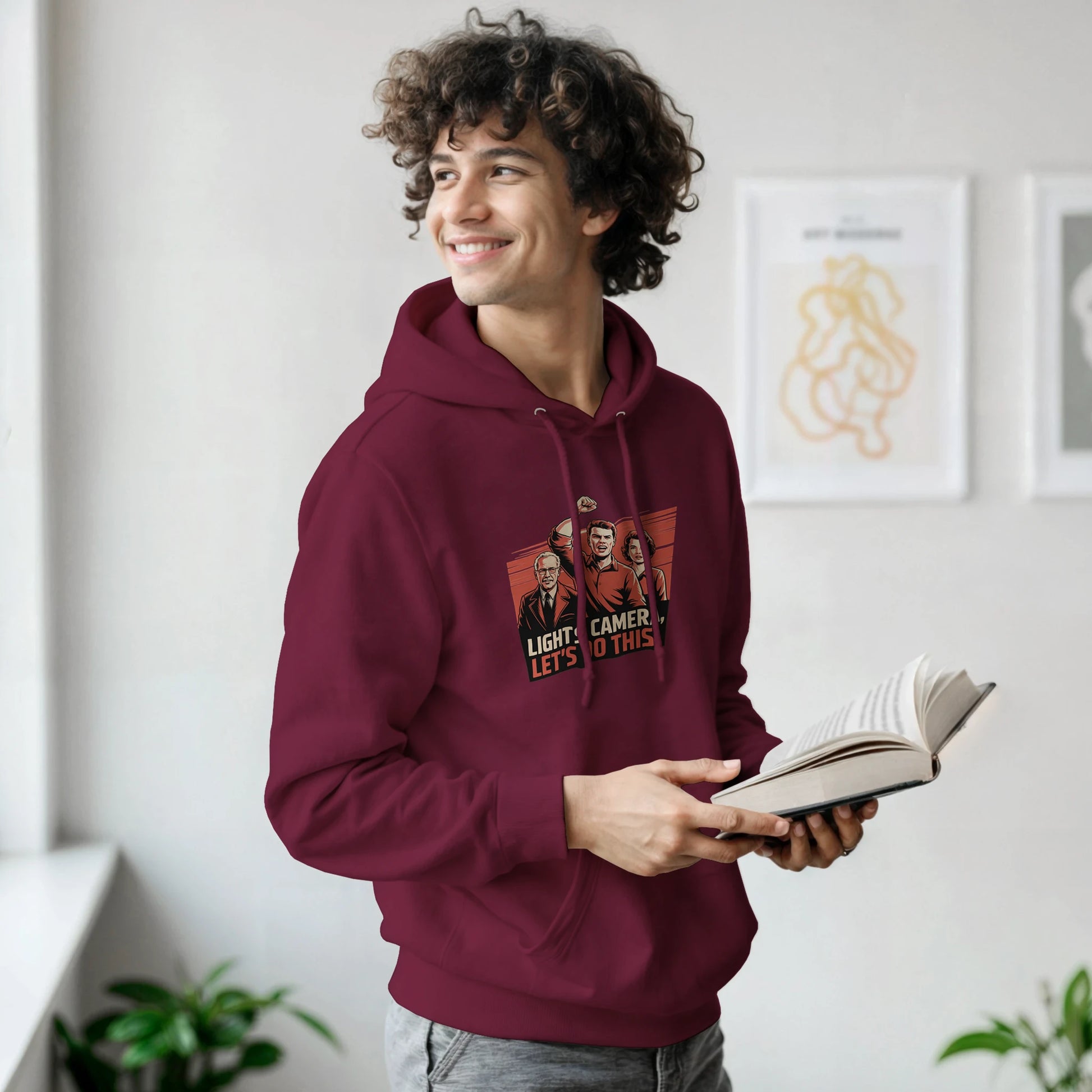 Lights, Camera, Let's Do This! Film Crew Hoodie | Premium Film Production Apparel | Gildan®