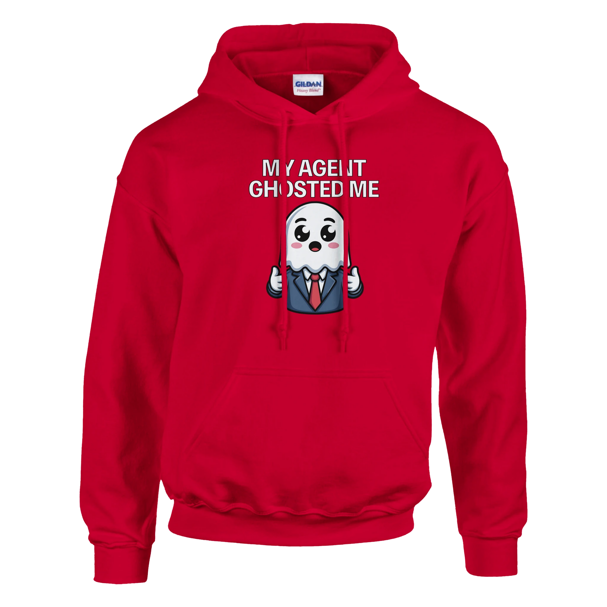 My Agent Ghosted Me Film Crew Hoodie | Premium Film Production Apparel | Gildan® Red