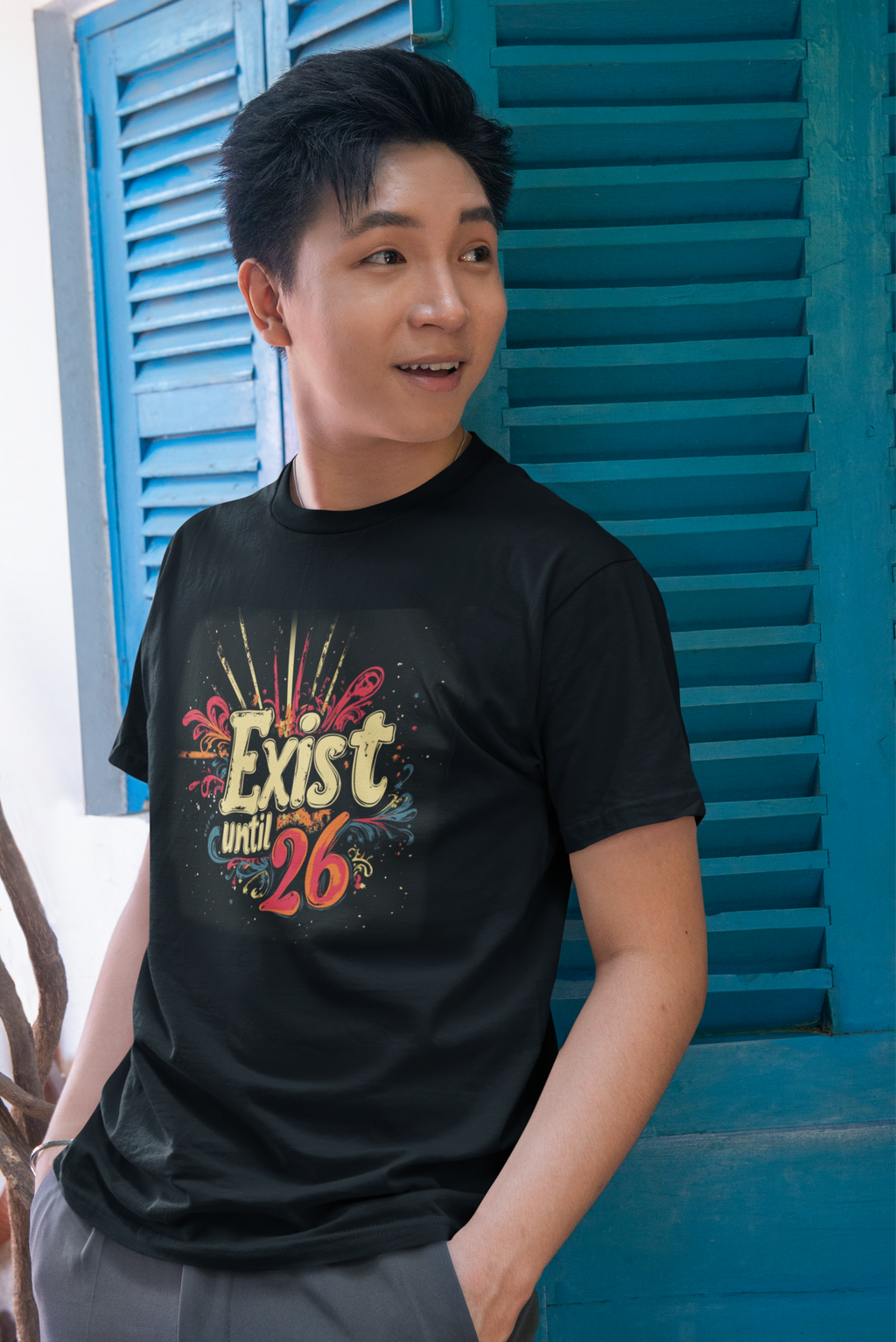 Exist Until 26 Film Crew T-Shirt | Premium Film Production Apparel | Bella Canvas