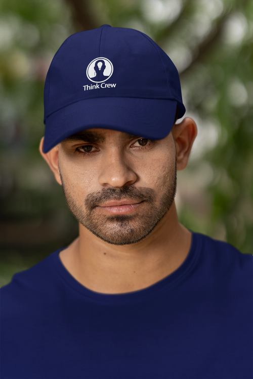 Think Crew Adult Low-Profile Cotton Twill Dad Cap