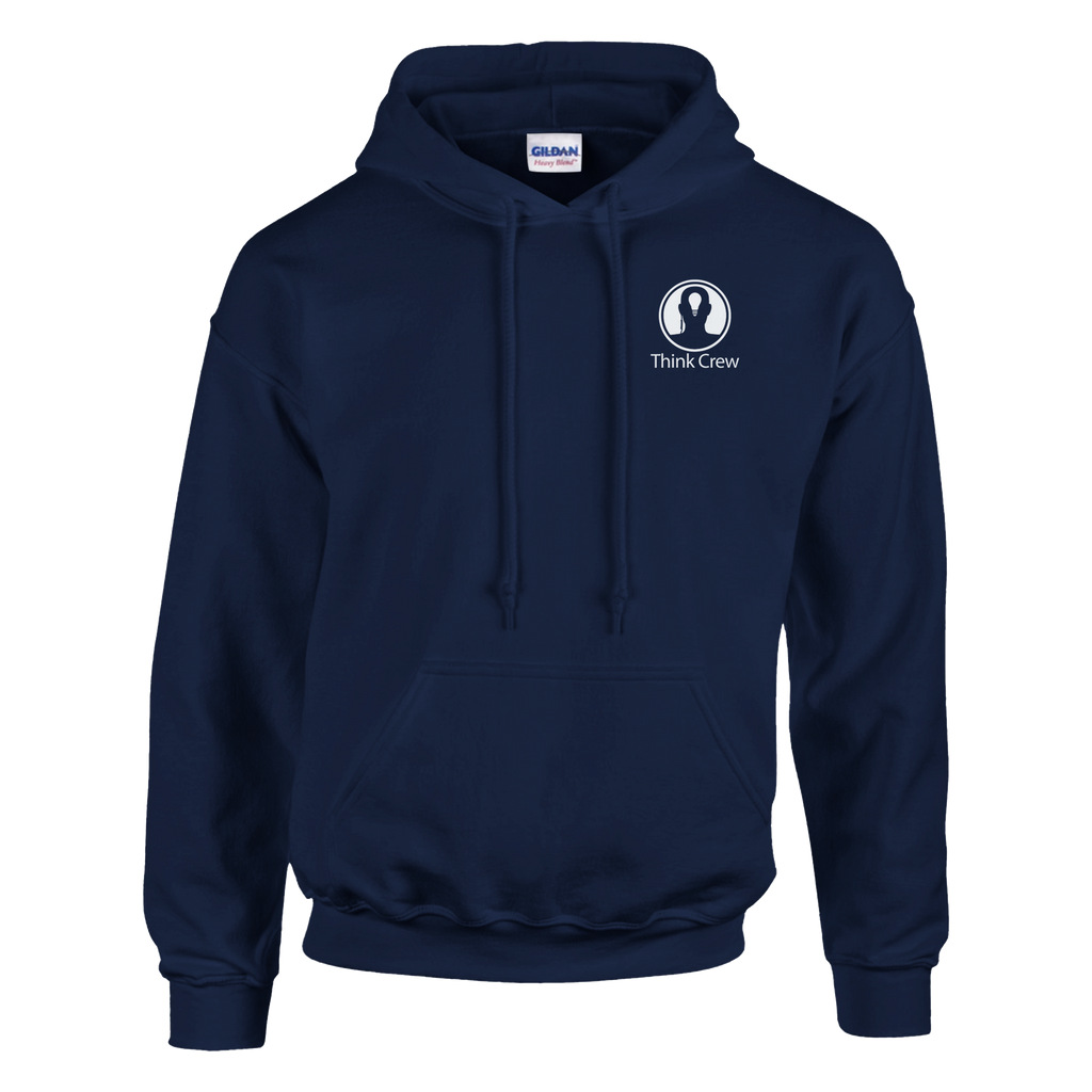 Think Crew Unisex Pullover Hoodie | Gildan® 18500 Navy