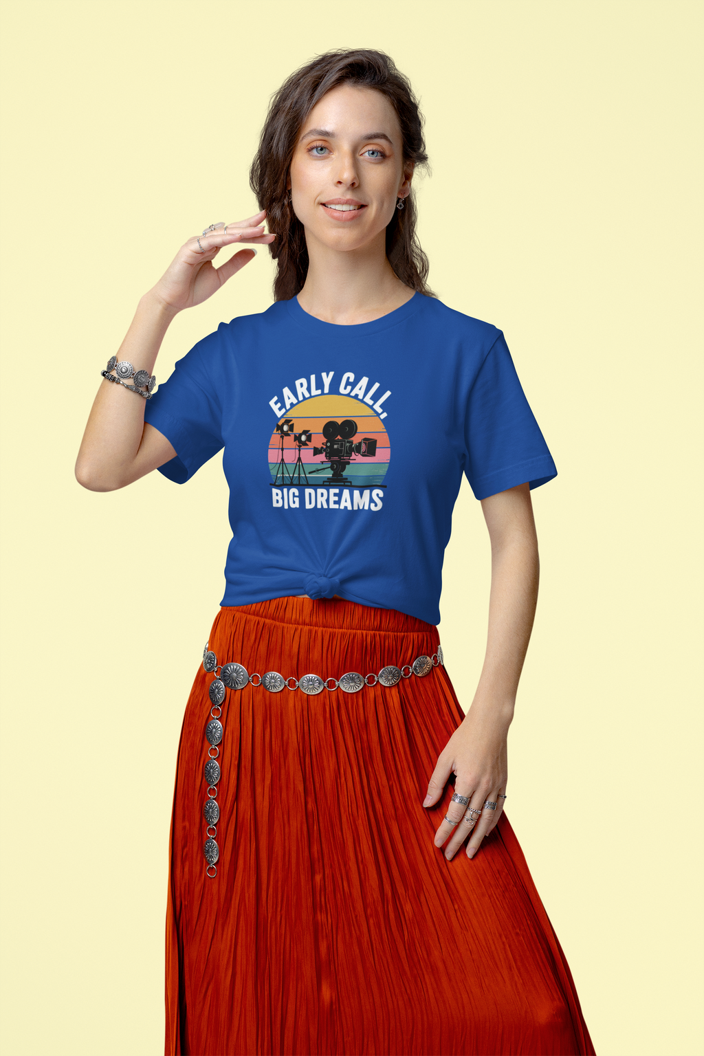 Early Call Big Dreams Film Crew T-Shirt | Premium Film Production Apparel | Bella Canvas
