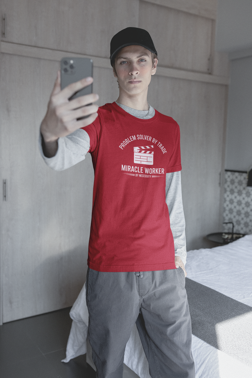 Problem Solver By Trade Film Crew T-Shirt | Premium Film Production Apparel | Bella Canvas